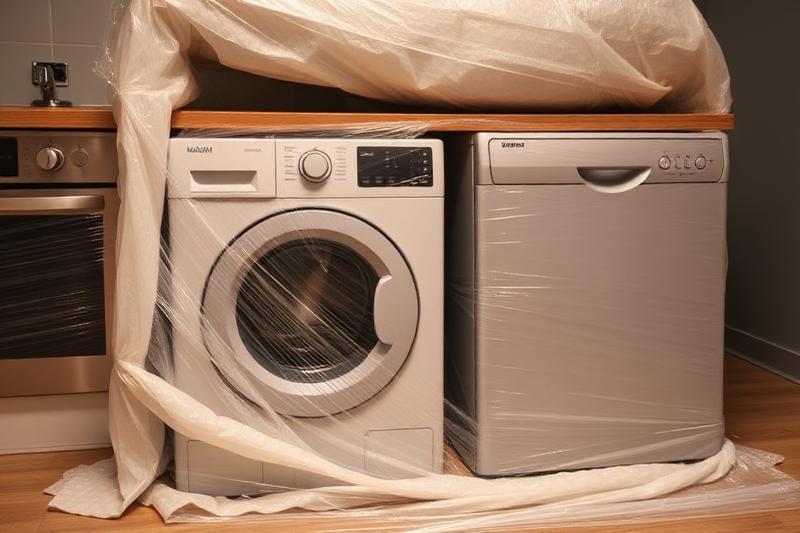 Pesukoneen kuljetus – suojaus ja siirto